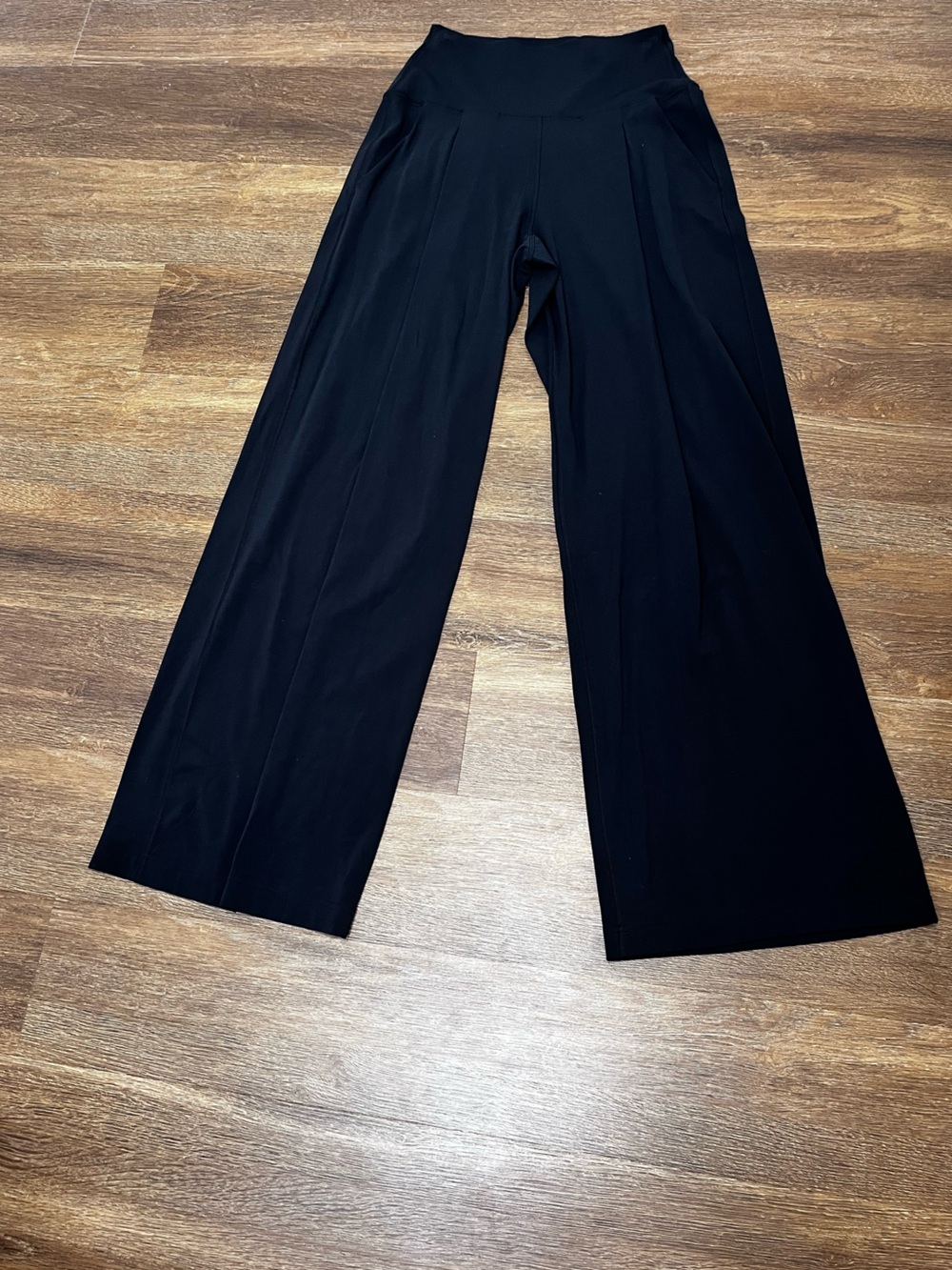 Lululemon Align Palazzo Black Pant- Regular Length Size 4 - Picture 2 of 6